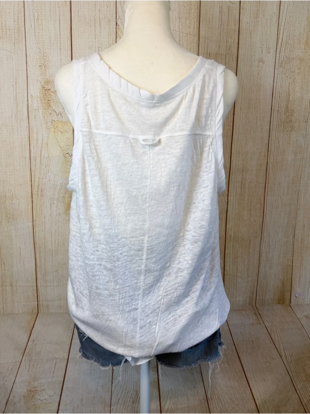 Free People Linen Traveler Tank top -small